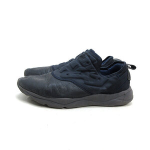 k■【27.5cm】リーボック/Reebok × N.HOOLYWOOD FURY LITE SLIP-ON NH メンズ スニーカー/BS6253/紺■74【中古】