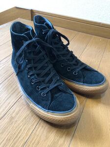 converse コンバース allstar オールスター all star 26.0 スエード スニーカー ブラック 黒 ガムソール