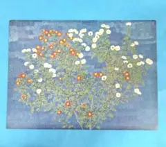 貼り絵作品　「　菊　」　　　　山下清作品