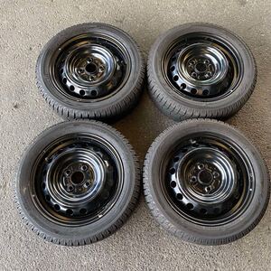 [6021]★ 165/55R14 4本セット冬タイヤ　YOKOHAMA ICE GUARD iG60 [2022年] アルミンホイール 14X5J PCD100