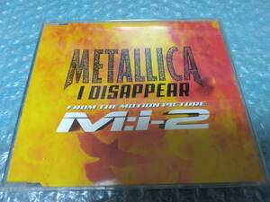 送料込即決　METALLICA(メタリカ)CD「I DISAPPEAR/I DISAPPEAR-INSTRUMENTAL」M:I-2/ドイツ輸入盤/JAMES HETFIELD/LARS ULRICH/中古