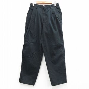 【30%OFF】古着 ギャップ GAP パンツ レディース コットン 黒 ブラック 24jul29 中古 ボトムス 3OF