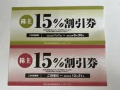 焼肉坂井ホールディングス 15%割引券