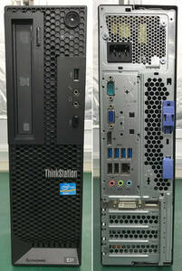 Lenovo ThinkStation E31 SFF / Xeon E3-1230V2 / メモリ 32GB / SSD 240GB
