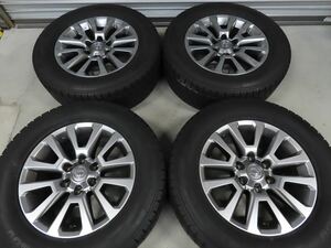 トヨタ ランドクルーザー プラド 265/60R18 純正 TRJ150W Gフロンティア グッドイヤー アイスナビ ＳＵＶ ガリ傷無