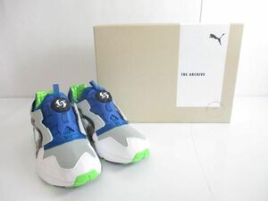 未使用 プーマ PUMA ディスク ブレイズ オージー 390931-02 28.5cm ブルー グレー メンズ