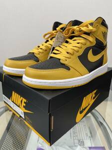 ナイキ　エア・ジョーダン1　RETRO　HIGH　OG　未使用品　”POLLEN"　26.5　黒　黄　 555088　701