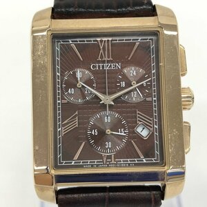 CITIZEN シチズン ソーラーエコドライブ 腕時計 H501-S080479 稼働【CEAW4012】