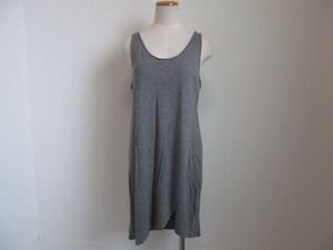 (59366)GAP　ギャップ　レディース　ノースリーブ　ワンピース　グレー　L　USED