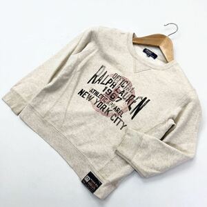 Polo Ralph Lauren ☆ キッズ 120 ロゴ スウェット シャツ アメカジ 親子 ファッション 日常＆休日◎ お出かけ ポロラルフローレン■S1429