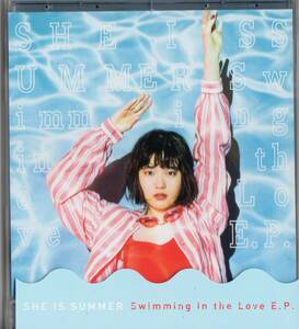 SHE IS SUMMER/Swimming in the Love E.P.【exふぇのたすMICOソロ・evening cinema原田夏樹exフレンズひろせひろせ提供】帯付2017年CITYPOP