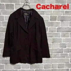 Cacharel ジャケット　38表記レディースM ダーク紫キャシャレル