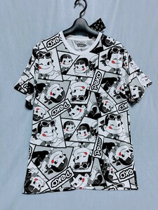 新品　 Lサイズ ペコちゃん 半袖 Tシャツ 白黒　メンズ 紳士 ユニセックス　 不二家　SANRIO　