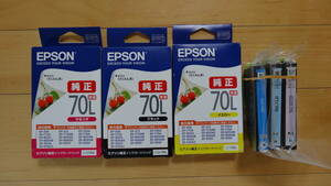 エプソン EPSON 純正 インクカートリッジ 70シリーズ 増量 (IC6CL70L相当) さくらんぼ 6色セット 新品　送料185円