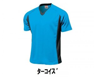 1199円 新品 サッカー フットサル 半袖 T シャツ ターコインズ サイズ150 子供 大人 男性 女性 wundou ウンドウ 1910