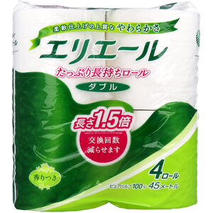 【まとめ買う】[12月25日まで特価]エリエール トイレットティシュー コンパクト ダブル 45m×4ロール入×7個セット