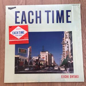 LP　EACH TIME　Eiichi Ohtaki 　大滝 詠一　NIAGARA 28AH-1555　レコード　歌詞カード付属