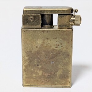 希少 TANK LIGHTER Marvelous タンクライター マーベラス オイルライター フリント式オイルライター 火花確認 真鍮製 現状品