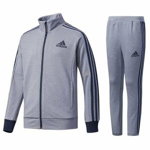 新品★半額以下!!¥12,078★adidasアディダス★130★スタイリッシュなデニム風・快適素材!!ジャージ上下(ネイビー)★即決