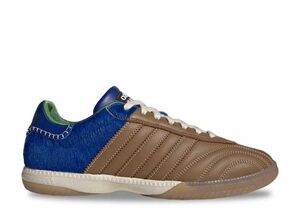 Wales Bonner adidas Originals Millennium Samba Pony Nappa "Royal Blue/Brown" 25cm IF6704