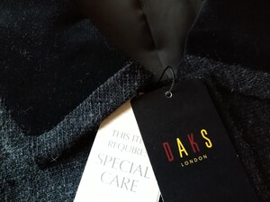 （送料無料）美品　 DAKS　 ダックス　フォーマルジャケット　チャコールグレー　11号相当？　スパンコール　ベルベット　結婚式　　