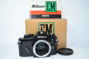 【外観並級】Nikon EM ブラック ニコン ボディ　#s5607