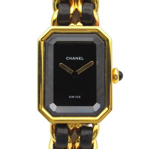 シャネル プルミエールM ブランドオフ CHANEL GP（ゴールドメッキ） 腕時計 GP/革 中古 レディース