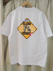 X-LARGE XLARGE エクストララージ SLOW DOWN S/S TEE ホワイト Lサイズ 人気商品 送料￥230～ 値下げしました！