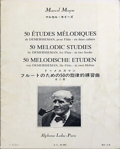 モイーズ/ドゥメルスマン ドゥメルスマンによる50の旋律的練習曲 Op.4 第1冊 (フルート教則本) 輸入楽譜 Moyse/Demersseman 洋書