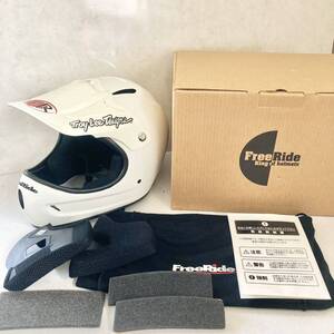 FreeRide フリーライド ヘルメット ほほパッド1つおまけ Stage-2F ホワイトサイズL(58〜60) スポーツ用　収納袋付 FR