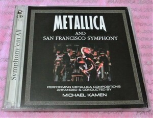 廃盤 METALLICA AND SAN FRANCISCO SYMPHONY LIVE 1999 Metallica With Michael Kamen Conducting 2CD Live Album