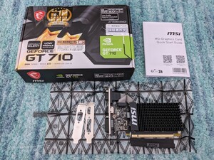 0605u0802　MSI GeForce GT710 GDDR3 2GB グラフィックスボード