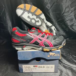 asics10 TVR469 24cm 靴　シューズ　スポーツ　運動　ジャンク扱い