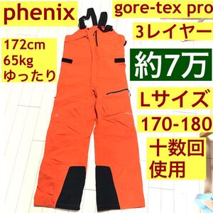 phenix スノーボード スキー ビブパンツ gore-tex pro Lサイズ burton ak457 に負けない