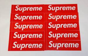 10枚 Supreme Box Logo Sticker シュプリーム ボックスロゴ ステッカー 新品未使用