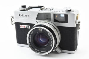 ■美品■ キャノン Canon Canonet QL17 G-lll LENS 40mm F1.7 大口径レンズ レンジファインダー 【動作確認済】#610009