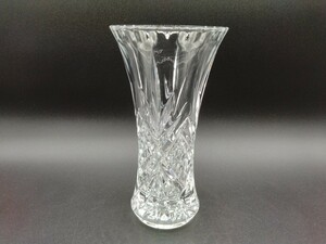 クリスタルガラス 花瓶 17.7cm CRYSTAL 花器 花入れ フラワーベース