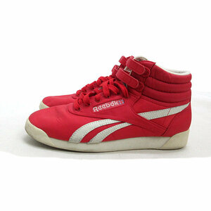 s■【24cm】リーボック/Reebok V59938 HI VINTAGE INSPIRED/スニーカー■赤/LADIES/70【中古】