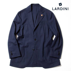 ★美品★定価13万★LARDINI ラルディーニ ネイビージャケット 軽量 イージー 46 ウール イタリア製 BEAMS