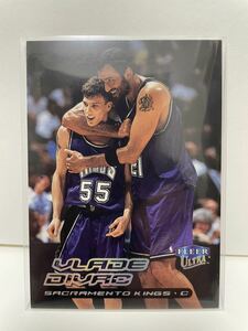 NBAカード　ブラディ・ディバッツ(&ジェイソン・ウイリアムス) VLADE DIVAC (&J-WILL) FLEER ULTRA FLEER’99-‘00【キングス時代】