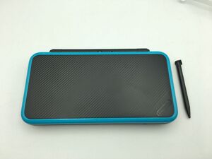 #7642 ■ニンテンドー New 2DS LL ブラック×ターコイズ 任天堂 動作確認済 初期化済