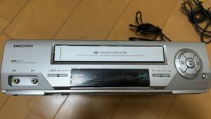 DECOM VHS ビデオデッキ　中古