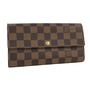 LOUIS VUITTON ダミエ エベヌ ポルトフォイユ サラ 2つ折り長財布 N61734