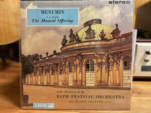 EMI ASD414 MENUHIN J.S.BACH The Musical Offering Chember Orchestra TESTAMENT復刻新品同様品　