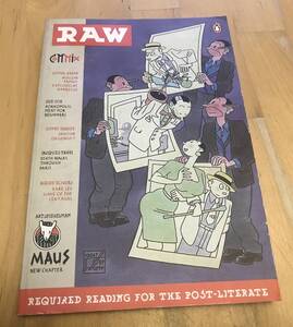 古本 RAW COMMIX VOL.2 NO.2 Art Spiegelman MAUS Required Reading for the Post-Literate PENGUIN BOOKS つげ義春