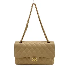 CHANEL(シャネル) ショルダーバッグ美品  ダブルフラップマトラッセ A01112 ベージュ チェーンショルダー/ゴールド金具