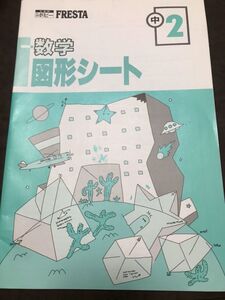 中学2年 数学 図形シート　ポピー 別冊教材　中2図形問題の詳しい解説　書き込み無し