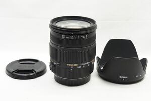 【適格請求書発行】訳あり品 SIGMA 17-70mm F2.8-4 DC MACRO OS HSM Canon EFマウント APS-C フード付【アルプスカメラ】241020a