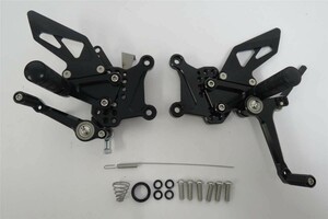 Ninja ZX-25R ニンジャ ZX25R 2020- Ninja ZX4RR ZX-4RR 2023 調整式 バックステップ クイックシフター必須 黒 【bs-zx25r-1】