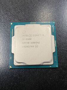 ★ Intel Core i5 9500 3.00GHz LGA1151 Coffee Lake 動作PCからの取り外し品